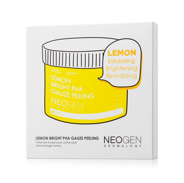 Dermalogy By Neogenlab Pha Gauze Peeling - Formulated With Aha Bha Pha Exfoliating & Cleansing Pad (10 - Lemon)