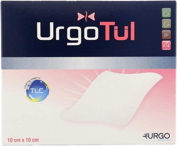 AWEHIRU Wound Dressing, Polyethylene Gauze 10x10cm, Pack of 10, Sterile, One Size