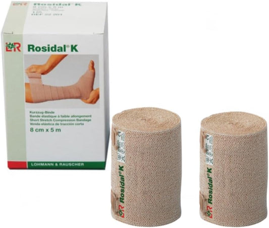 Rosidal K 8Cm X 5M Short Stretch Bandage 2 Each : Health & Household