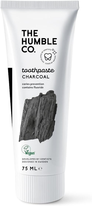 The Humble Co. Natural Fluoride Toothpaste For Kids (1 X75Ml) | Strawberry | Eco-Friendly, Vegan For Your Everyday Oral Care - Dentist Approved - Prevents Bad Breath, Caries, Plaque