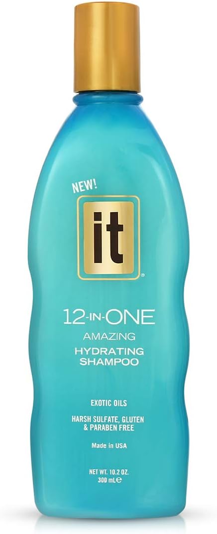 Freeze It 12-In-One Amazing Hydrating Shampoo, 10.2Oz | Infused With B Vitamin Biotin | Hydrates With Exotic Oils | Fights Frizz | Uv Protection | Sulfate, Paraben & Gluten Free : Beauty & Personal Care