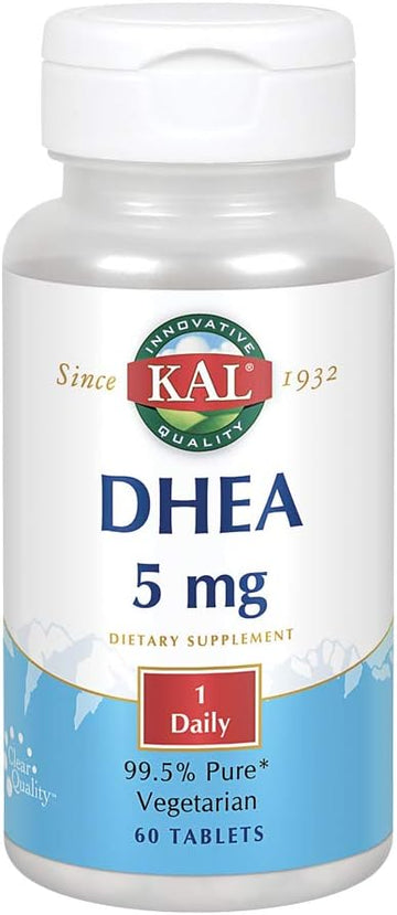 KAL DHEA-5 Tablets, 5mg, 60 Count