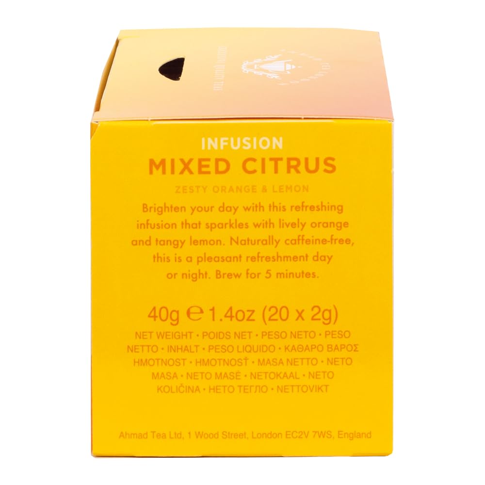 Ahamd Tea : Mixed Citrus : Box Of 20 Tea Bags