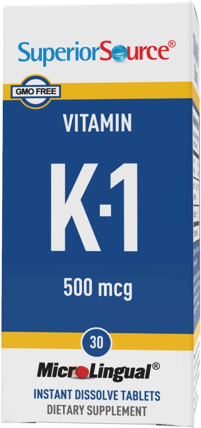 Superior Source Vitamin K1 500mcg : Health & Household