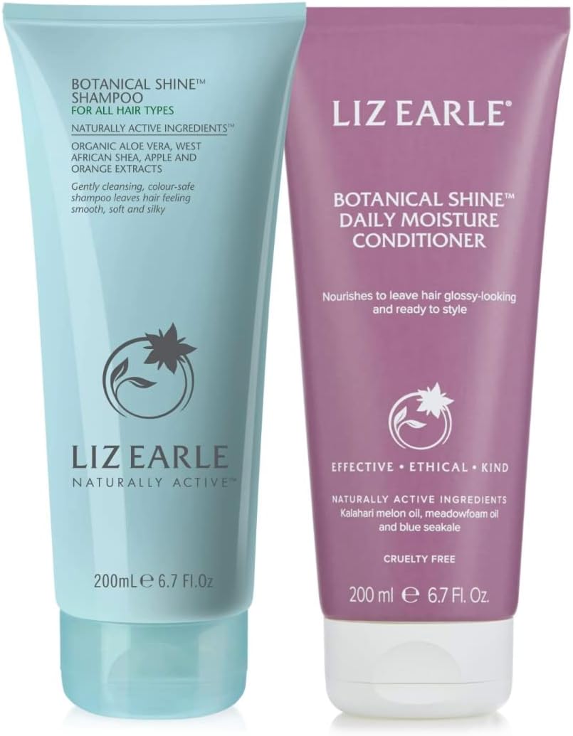 Liz Earle Botanical Shine Shampoo And Conditioner Duo