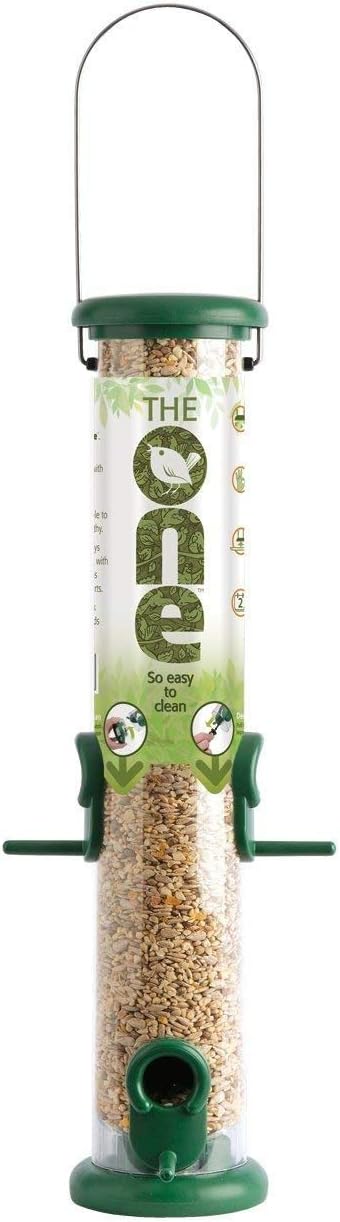 Jacobi Jayne Ring Pull Medium Bird Feeder Birdfeeder For Seeds, Sunflower And Blends 4 Port