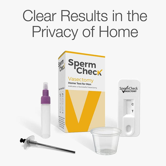 Vasectomy Home Test Kit - Check Sperm Count Post Vasectomy - 2 Pack - Easy To Read, Private - 98% Accuracy - Fsa Hsa Eligible - Fda Cleared