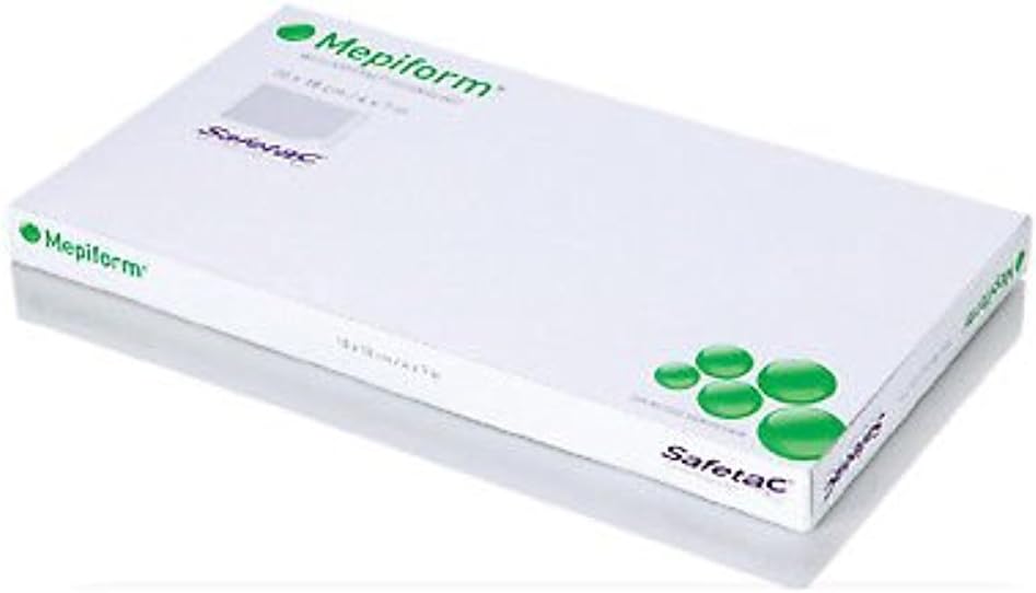 Mepiform Scar Reduction Dressing 2X3 Inch/5X7,5Cm 5 Pcs Minimise Prevent Scars