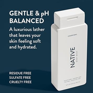 Native Body Wash Contains Naturally Derived Ingredients | For Women & Men, Sulfate, Paraben, & Dye Free Leaving Skin Soft And Hydrated | Cucumber & Mint 18 Oz - 2 Pk