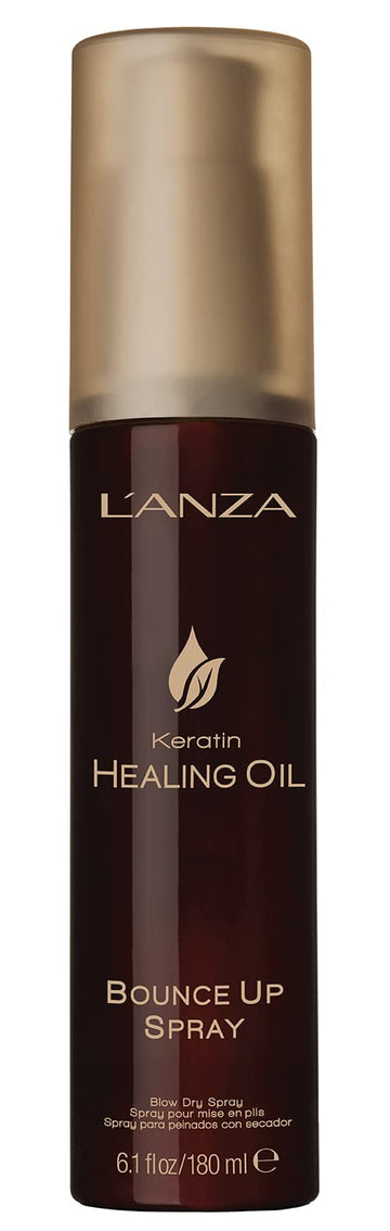 L'Anza Keratin Healing Oil Bounce Up Hair Spray, Boosts Volume And Shine, With A Weightless Formula, For An Extra Push Of Plump, Body & Bounce (6.1 Fl Oz)