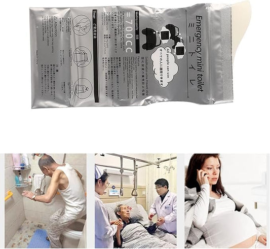 Portable 700ml Disposable Urine Bags – Leak-Proof, Unisex Urinal & Vomit Bags for Travel, Camping, Emergencies, and Outdoor Use