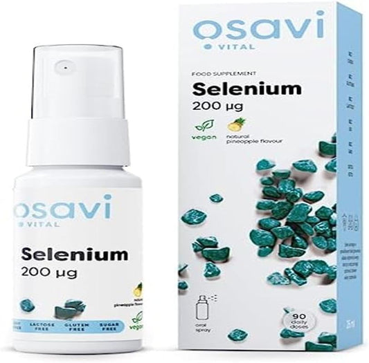 Osavi Selenium Oral Spray, 200mcg (Pineapple) - 26 ml. : Amazon.co.uk: Health & Personal Care