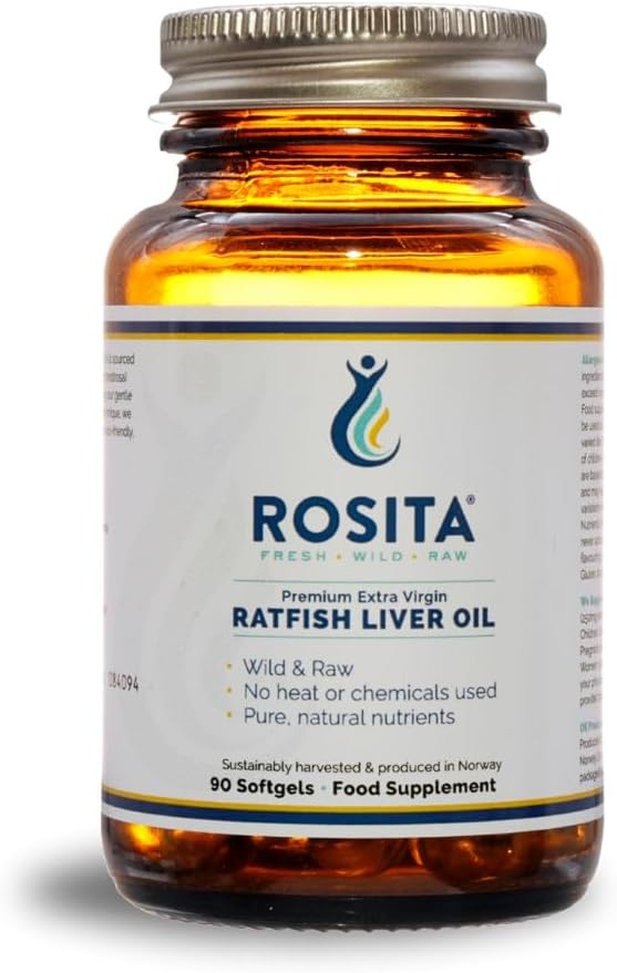 Rosita Real Foods Ratfish Liver Oil 90 Softgels