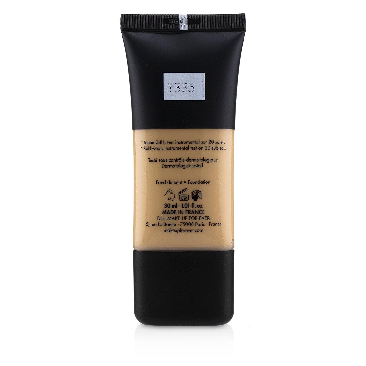 Make Up For Ever Matte Velvet Skin Full Coverage Foundation Y335 Dark Sand
