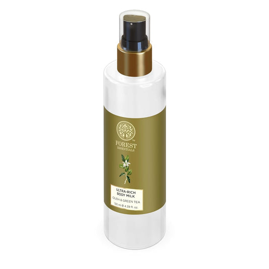 Forest Essentials Ultra-Rich Body Milk Oudh & Green Tea 130Ml (Body Lotion)