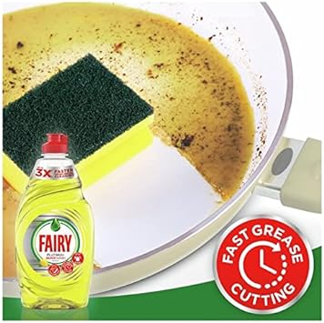 Fairy Platinum Washing Up Liquid Lemon (383ml) - Pack of 2