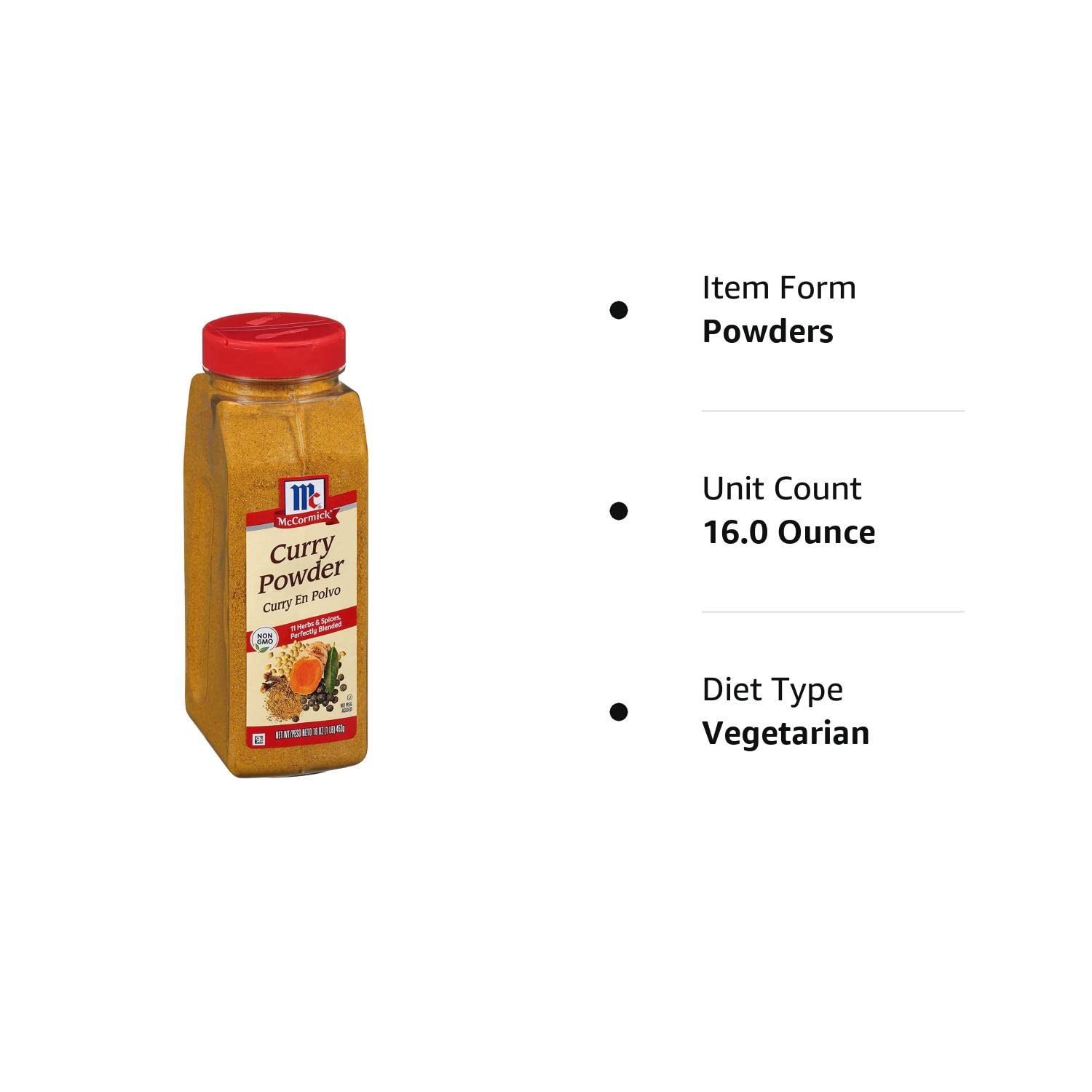 McCormick Curry Powder, 16 oz : Everything Else