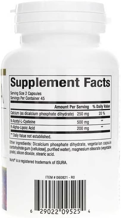 Bioclinic Naturals Nac & Ala 90 Capsules
