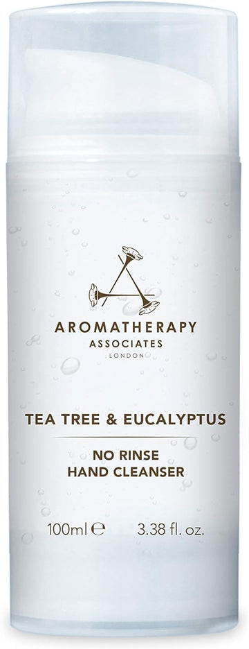 Aromatherapy Associates No Rinse Hand Cleanser Sanitiser Gel 100Ml With Essential Oils Of Pine, Tea Tree & Eucalyptus. Quick-Drying With Added Softener To Care For Hands. 70% Alcohol