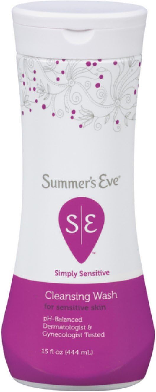 Summer's Eve Feminine Wash Sensitive Skin 15 oz (Pack of 3) : Health & Household