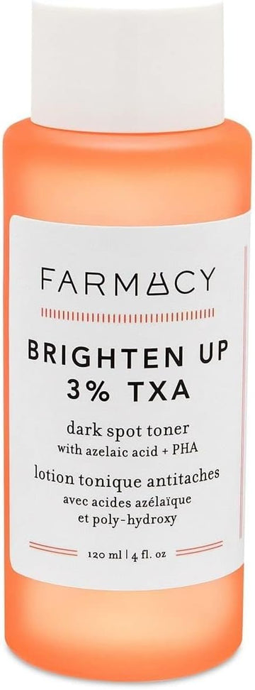 Farmacy 3% TXA Brightening Toner for Face - Powerful Dark Spot Corrector & Face Toner with Azelaic Acid & PHA, 120ml