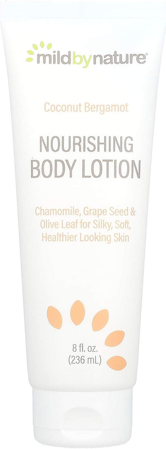 Mild By Nature Nourishing Body Lotion, Coconut Bergamot, 8 Fl Oz (236 Ml)