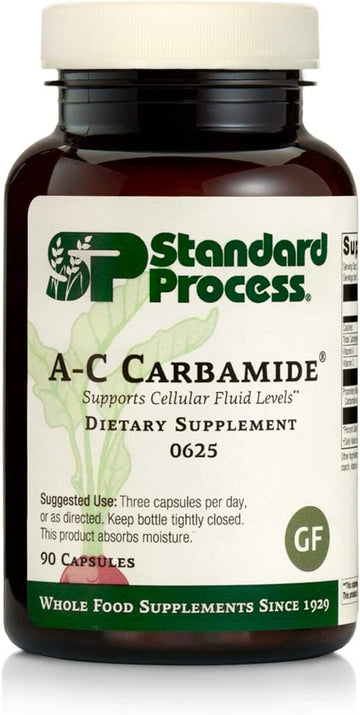 Standard Process A-C Carbamide - Gluten-Free Kidney Support Supplement With Vitamin A, Vitamin C, And Arrowroot Flour - 90 Capsules