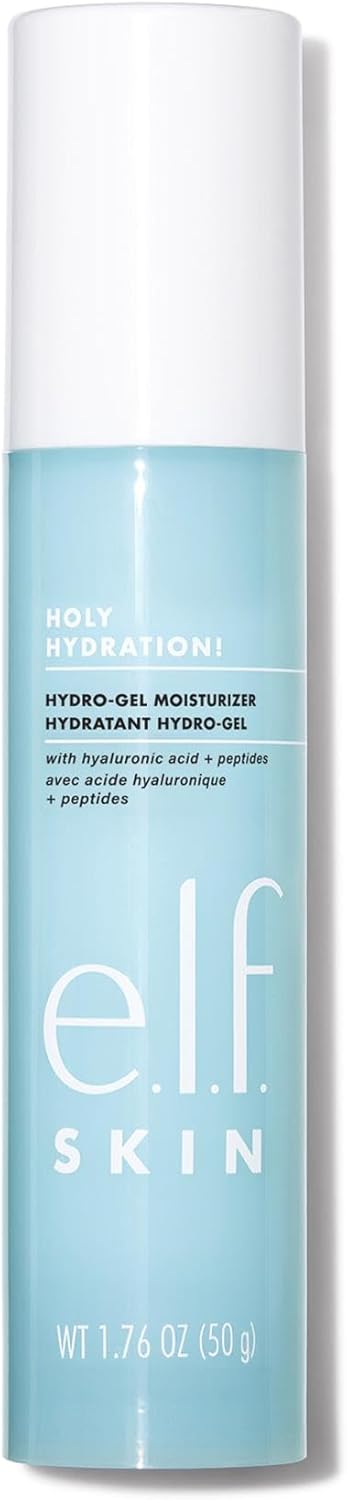 E.L.F. Skin Holy Hydration! Hydro-Gel Moisturiser, Lightweight Face Moisturiser For Promoting A Bouncy & Plump Complexion
