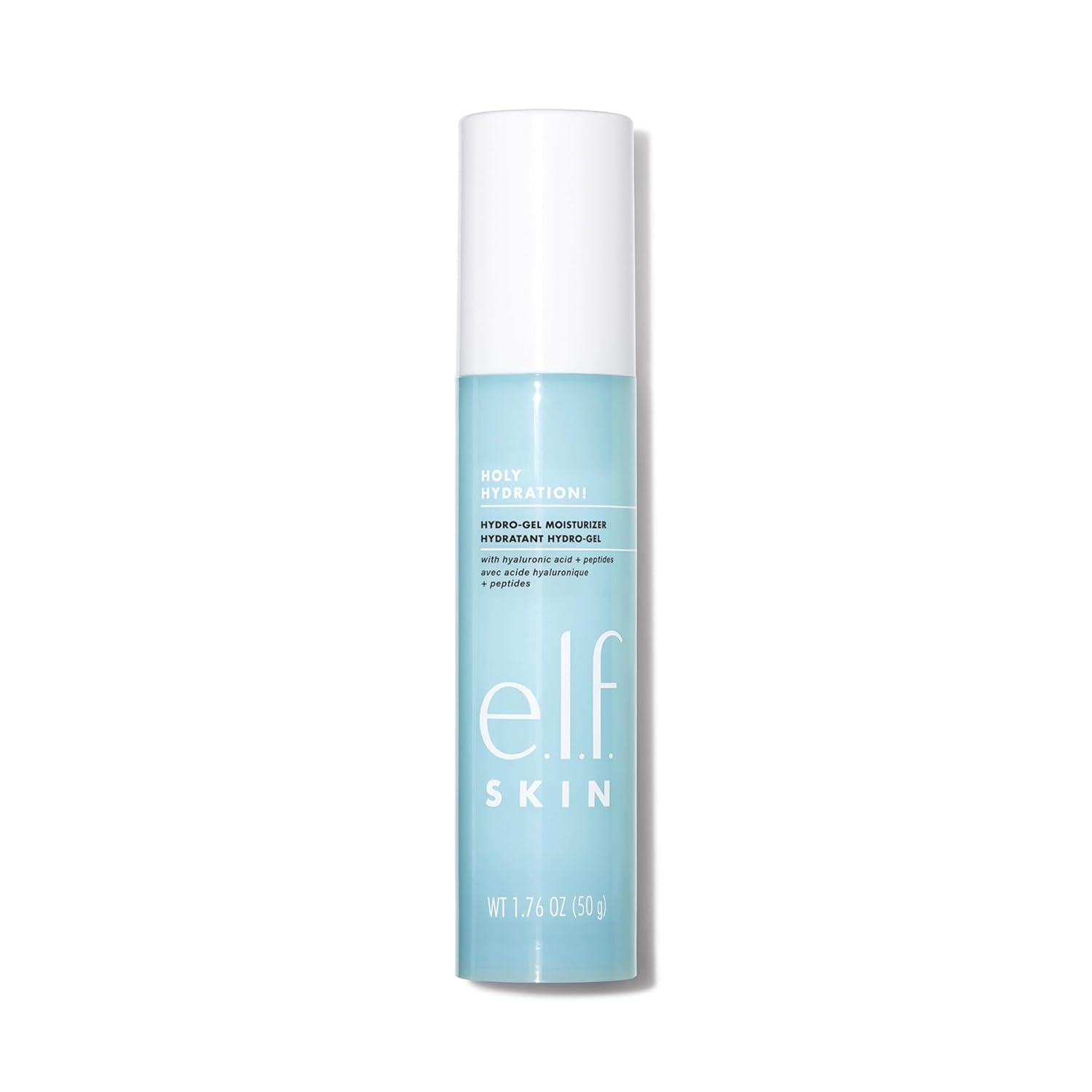 E.L.F. Holy Hydration! Hydro-Gel Moisturizer, Hydrates & Moisturizes Skin For A Plumped Up Complexion, Lightweight & Quick-Absorbing, White, 1.76 Oz