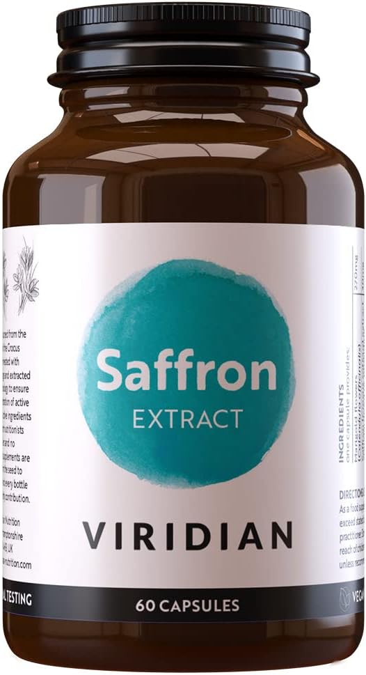 Viridian Saffron Extract 30Mg With Marigold - 60 Vegicaps
