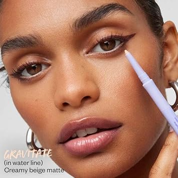 Kosas Soulgazer Intensifying Waterproof Gel Eyeliner - Gravitate (Creamy Beige Matte). Bonus Premium Korean Sheet Masque With Collagen