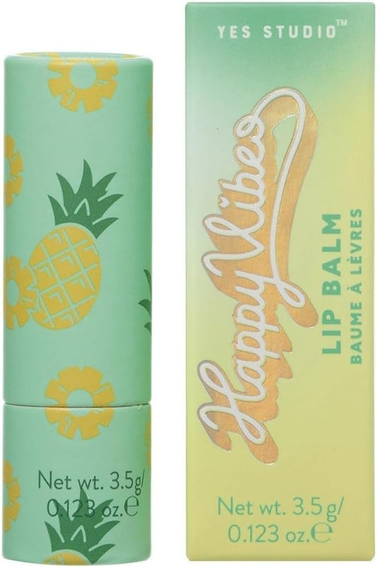 Yes Studio Lip Balm Happy Vibes Pineapple Flavour Soothing 3.5G
