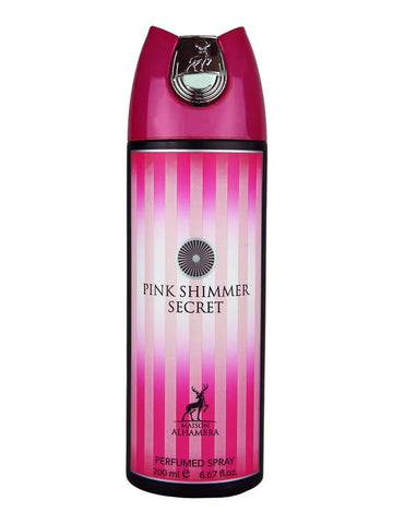 Maison Alhambra Pink Shimmer Perfumed Deo Spray For Women, 6.7 Ounce : Beauty & Personal Care