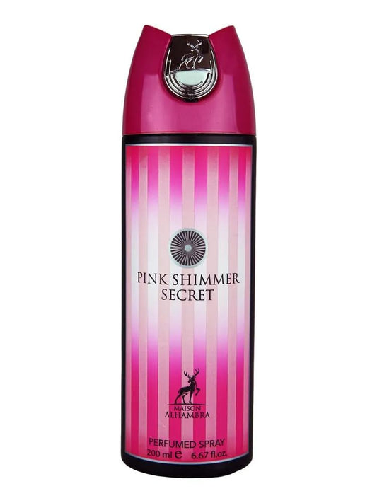 Maison Alhambra Pink Shimmer Perfumed Deo Spray For Women, 6.7 Ounce : Beauty & Personal Care