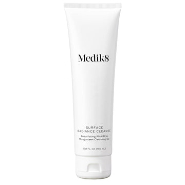 Medik8 Surface Radiance Cleanse - Aha And Bha Daily Face Cleanser - Exfoliating, Gentle Foaming Face Wash - Anti-Aging Facial Cleanser - 5.0 Oz