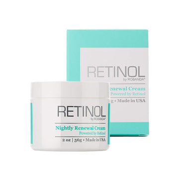 Retinol Nightly Renewal Cream ¦ All In One Age Repairing Night Cream Targets Wrinkles And Fine Lines
