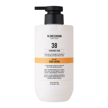 W.Dressroom Moisturizing Body Lotion No.38 Tangerine Farm, Perfumed Body Lotion, Moisturizer For Sensitive Dry Skin, Korean Skin Care, Gentle, Soothing, Non-Greasy, And Scented Lotion For Women