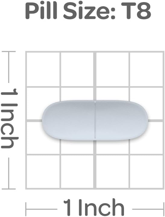 Puritan's Pride Calcium Carbonate 600 mg + Vitamin D 125 IU-60 Caplets