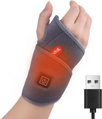 Elbow Heating Pad Wrap For Joint Pain Usb Heated Elbow Brace For Tendonitis And Tennis Elbow Portable Moist Heat Therapy Elbow Sleeve Adjustable Temperature (Non-Chargeable)