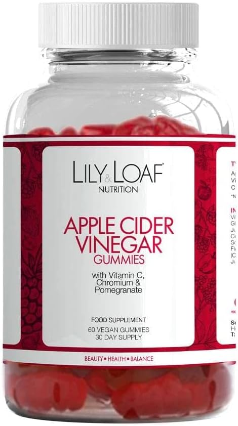 Apple Cider Vinegar Gummies | High Strength 1000Mg | Vegan | 30 Day Supply