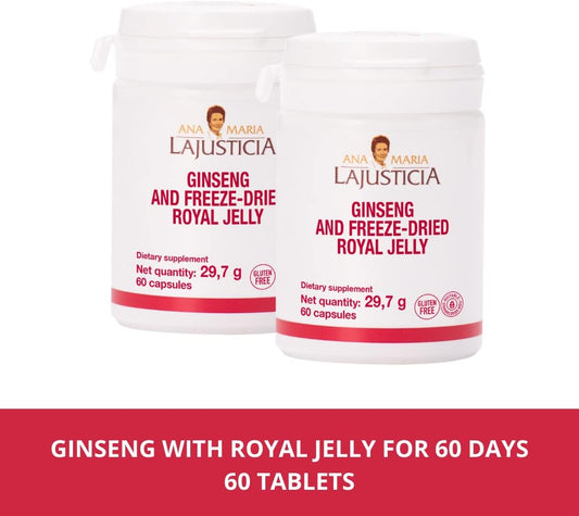 ANA MARIA LAJUSTICIA - Ginseng and Freeze-Dried Royal Jelly - 60 Day T