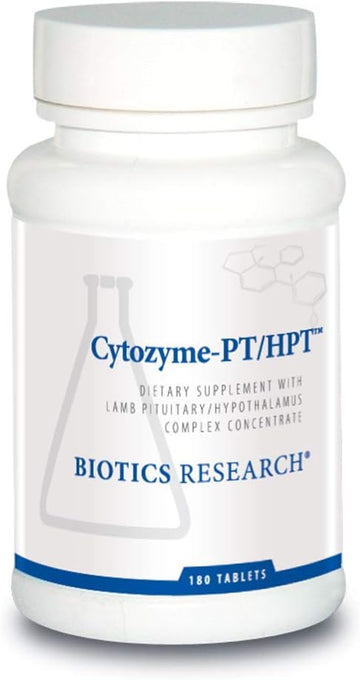 Biotics Research Cytozyme Pt Hpt Lamb Pituitary Hypothalamus Complex, Supports Function Of The Pituitary Gland And Hypothalamus, Adrenal Health, Brain Boost 180 Tabs