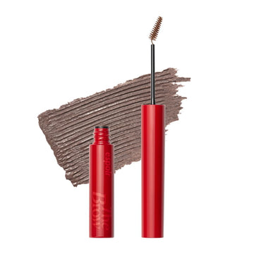 Espoir The Brow Color Fixing Cara #6 Rosy Brown 0.1 Fl Oz | Easy Fixing Without Clumping | Long Lasting Smudgeproof Eyebrow Mascara | Soft Mood Coloring Tinted Gel | Korean Eye Makeup
