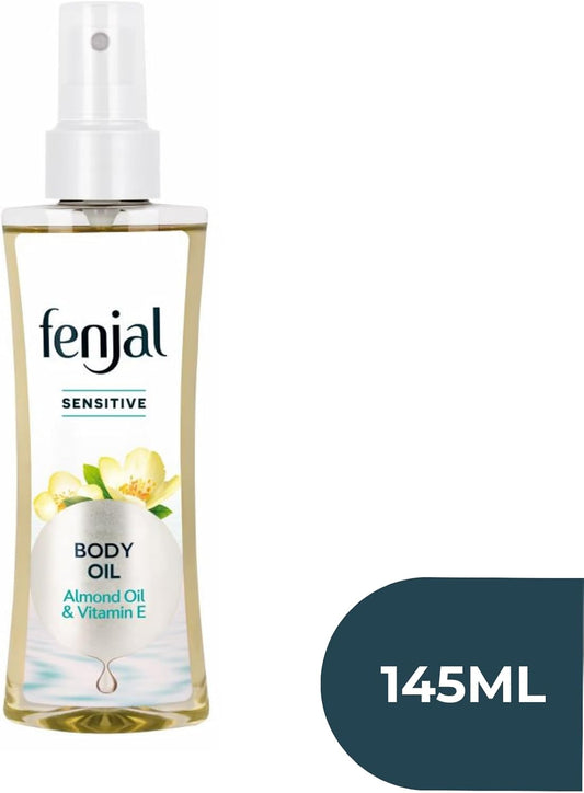 Fenjal Sensitive Body Oil, Healthy-Looking Glow, 145 Ml