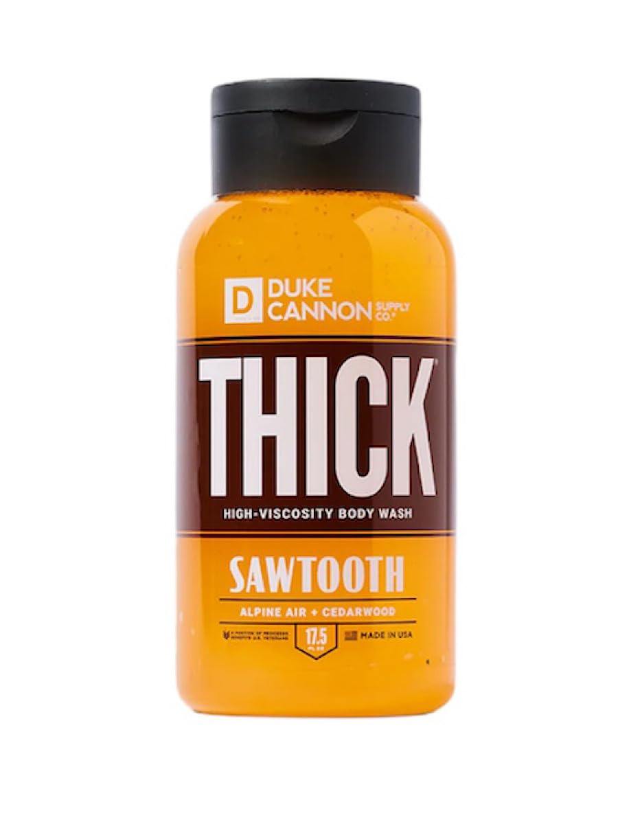 Duke Cannon Thick High Viscosity Body Wash - Buck Moon | 17.5 Oz | Vetiver & Oak Moss Scent | Mineral Enriched | Sulfate-Free | 3X Thicker Formula : Beauty & Personal Care