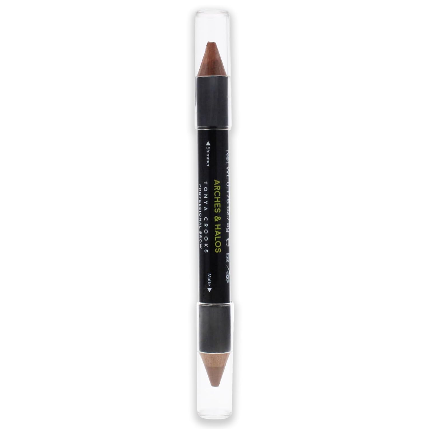 Arches & Halos Brow Highlighting And Concealer Crayon - Coco - Shaping And Shimmer Eyebrow Stick And Highlighter Duo - Soft, Ultra Creamy Formula - Define, And Sculpt For Sharp Brows - 0.176 Oz : Beauty & Personal Care