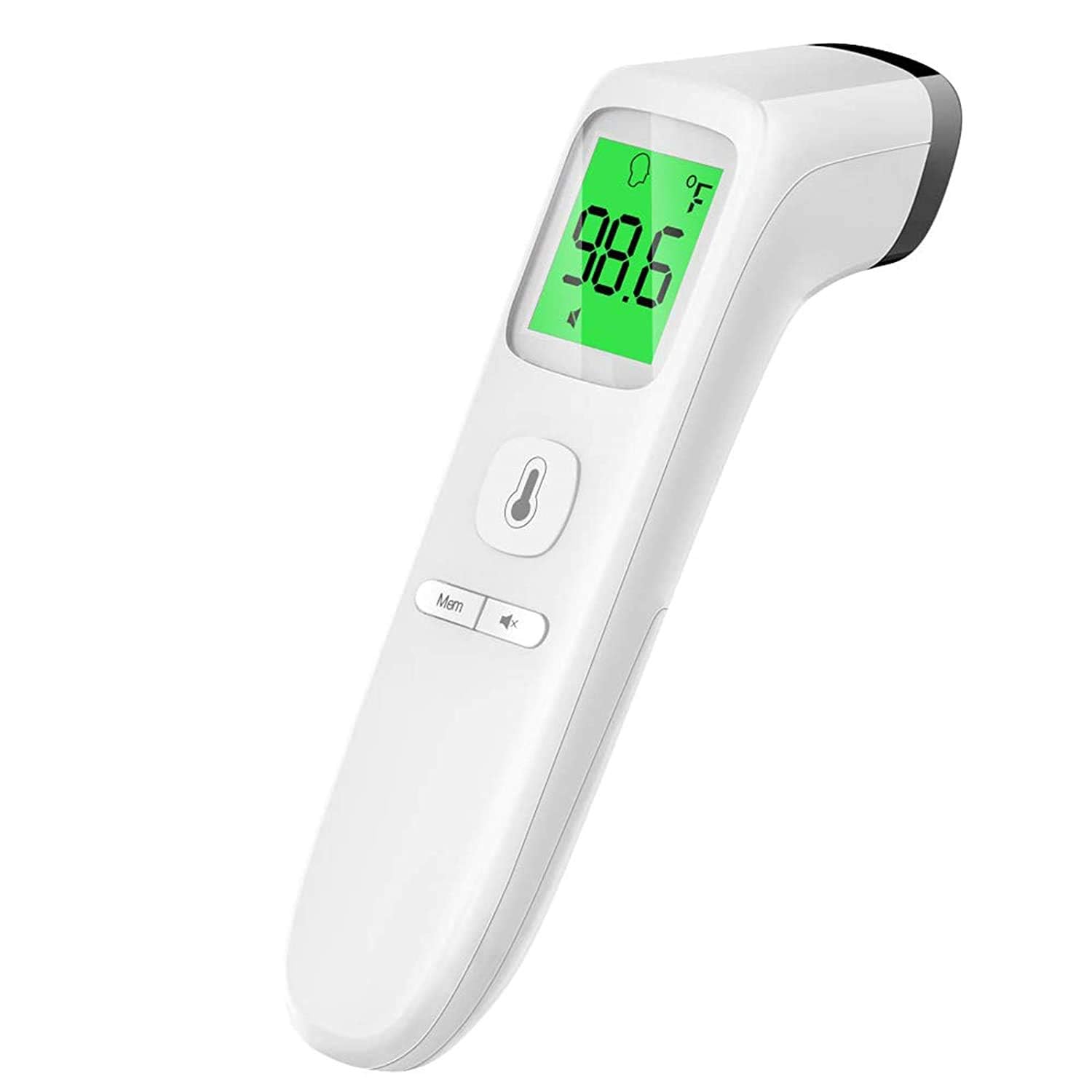 Thermometer for Adults, No-Touch Baby Thermometer, Infrared Digital Thermometer for Kids, Accurate Reading with Large LCD Screen, Fever Alarm