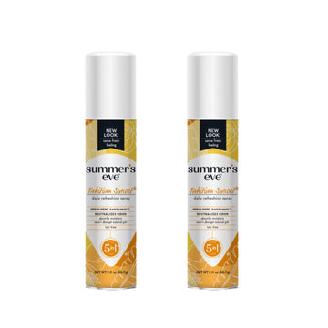 Summer'S Eve Ultradaily Active Feminine Spray, Ph Balanced, Tahitian Sunset 2 Oz. (Pack Of 2)