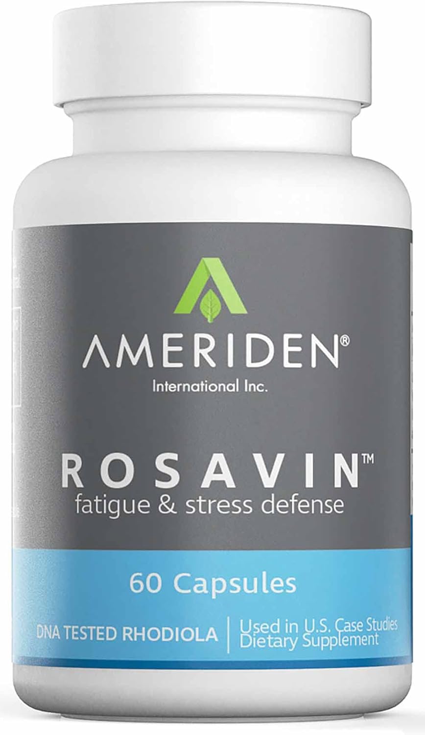 Rosavin -Siberian Rhodiola Rosea 60 V-Capsules 100Mg : Health & Household