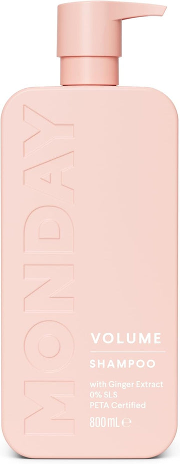 Monday Haircare Haircare Volume Shampoo 800Ml | Cruelty-Free, Sls & Paraben Free | Dermatologically Tested | For Thin And Oily Hair, With Coconut Oil To Hydrate